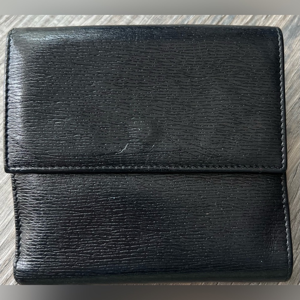 Gucci Black Interlocking G Logo Wallet. - Picture 4 of 13